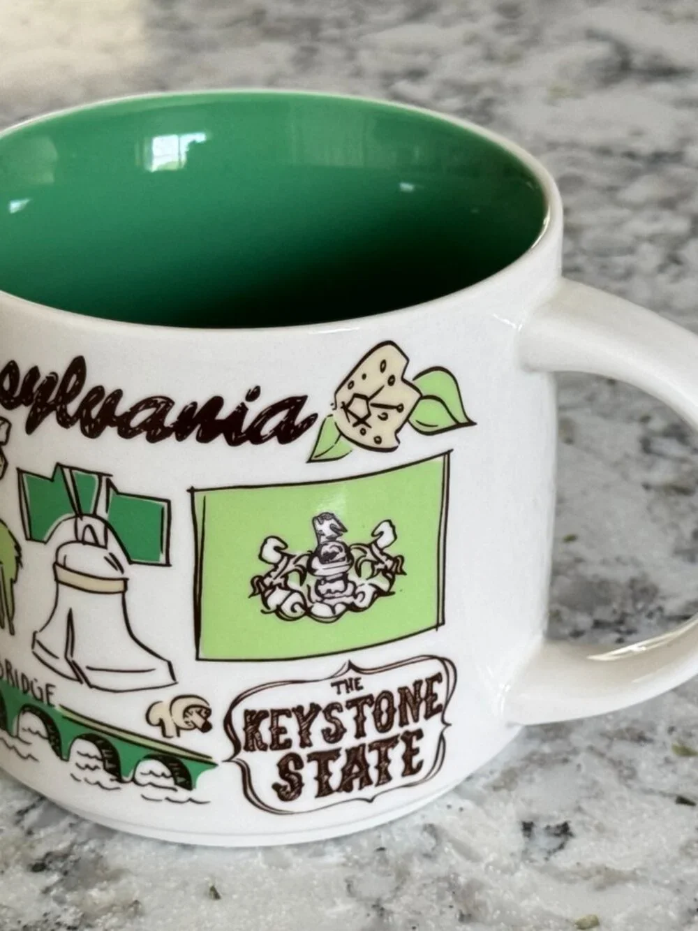 Starbucks Pennsylvania Been There Series 2018 Retired 14oz Mug NWOB